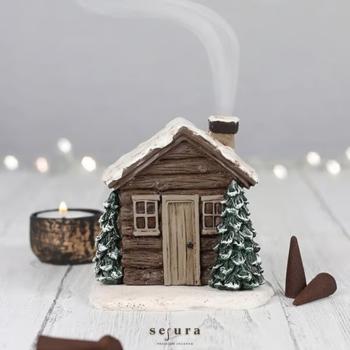 Heboro™ Kadınlar Günü Özel İki Tütsülük + Kolye + 10'lu Karışık Tütsü Paketi